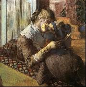 Edgar Degas Absinthe Drinker painting